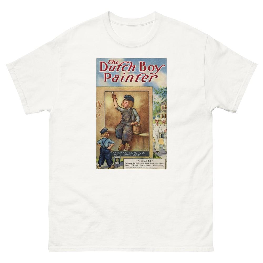 

Vintage Dutch Boy Pure White Lead Paint Unisex T-Shirt 3XL