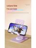 Cat Paw Metal Phone Holder: 360° Rotating Stand for Hands-Free Viewing & Streaming