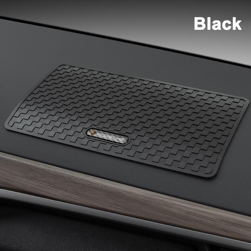 

Автомобильный нескользящий коврик Липкие панели на приборную панель Липкие ПВХ накладки Для Porsche 911 718 Taycan Panamera Cayenne Macan Boxster Cayman Pajun 918 944 чёрный