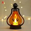 1 Pcs New Portable Halloween LED Lantern Pumpkin Ghost Shape Horror Wind Light Desktop Decoration For Home Bar Festival Use