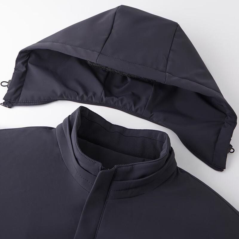 Shanshan Men's Detachable Hood Winter Padded Jacket