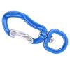 Multifunctional Aluminium Alloy Carabiner Outdoor Mountaineering Safe Lock D Buckle Blue