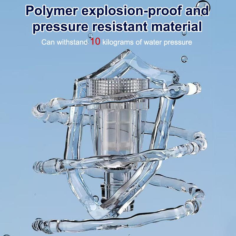 5Pcs Pressure Washer Garden Hose Adapter, 3/4 Inch Pressure Washer Transparent Plastic Water Inlet Filter Replacement Tool