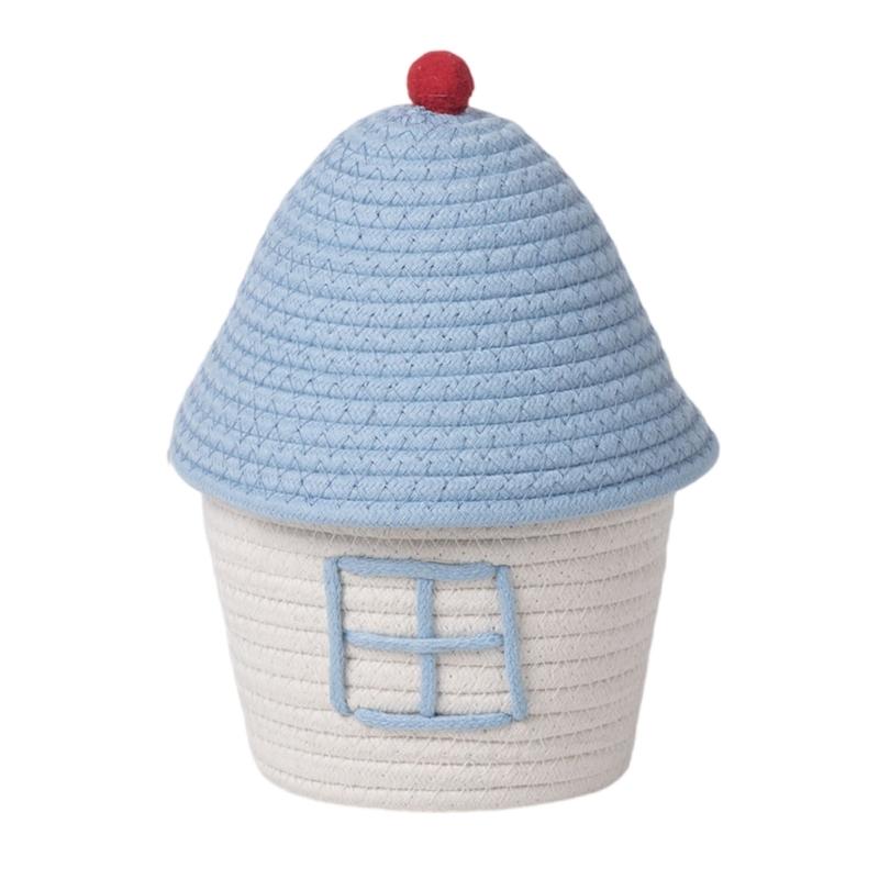 Multipurpose Woven Storage Basket for Home Decoration Organizers Container Ideal for Organizing Clothes Toy and More