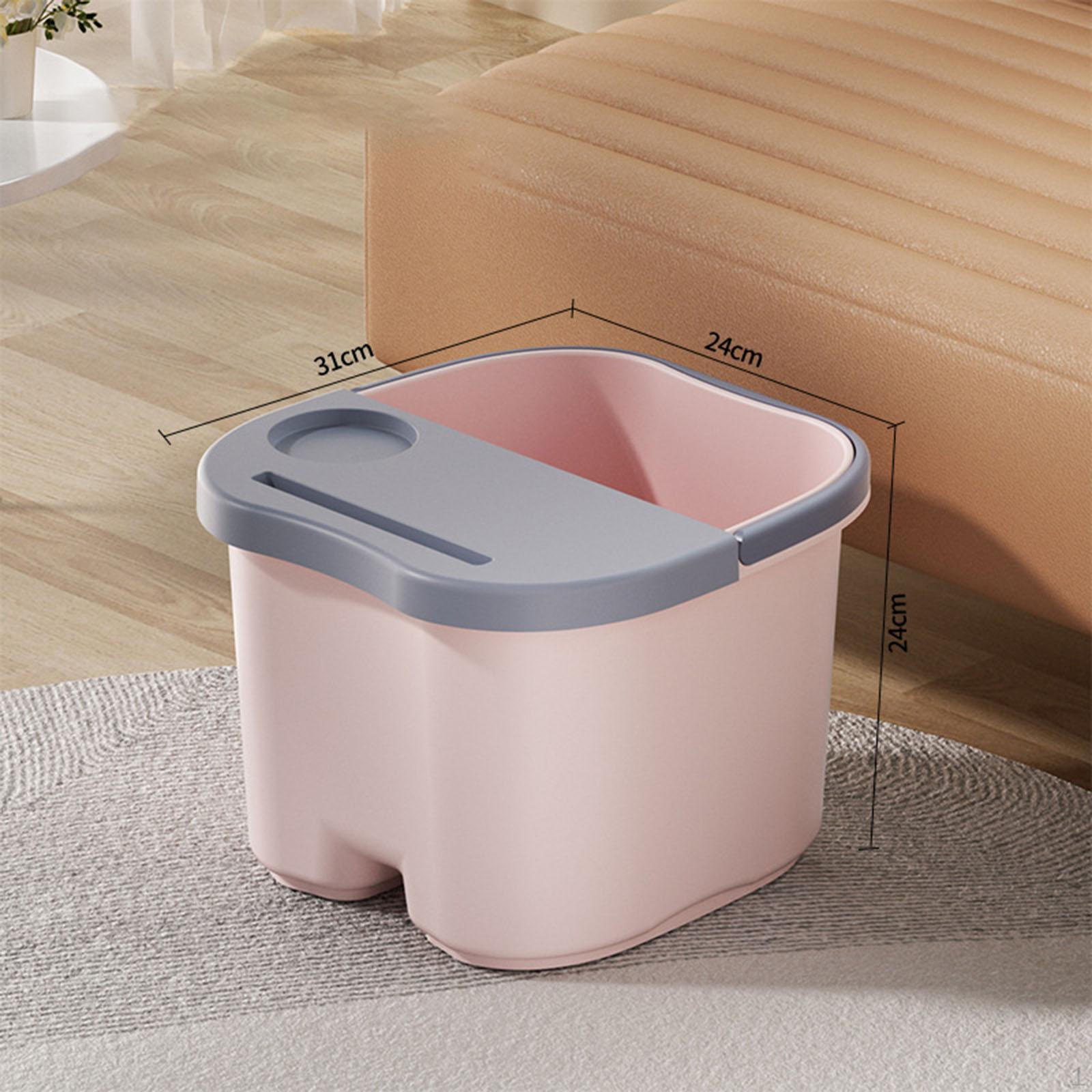 

Foot Bath Basin with Massage Features for Soaking at Home рожевий