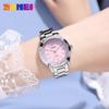 Fashion Shellfish Elegant Diamond Face Women's Watch Solid Steel Belt Service Women's Simple Quartz Watch