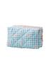 1PC Plaid Bow Pencil Case, Student Portable Pencil Case, Stylish School Supplies Stationery Storage Bag, Desktop Items Storage