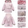 Enfants Windbreaker Size 100 Chéris Kids' Jacket, Hooded, Water-Repellent, Windproof, Lightweight, Jumper, Parka, Kids' Coat, Junior, Casual, Pink,