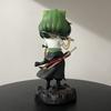 18.5cm/7.28in Anime Figure Anya Forger Cosplay Roronoa Zoro Action Figures Pvc Statue Collection Model Toys Gifts ONE PIECE Poseable Articulated Scale