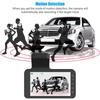 4.0In Dash Kamera Araba DVR 24H HD 1080P Dash Kamera Çift Lensli Video Kaydedici 1080P Kara Kutu Döngüsü Dashcam Ayna Sürüş Kaydedici