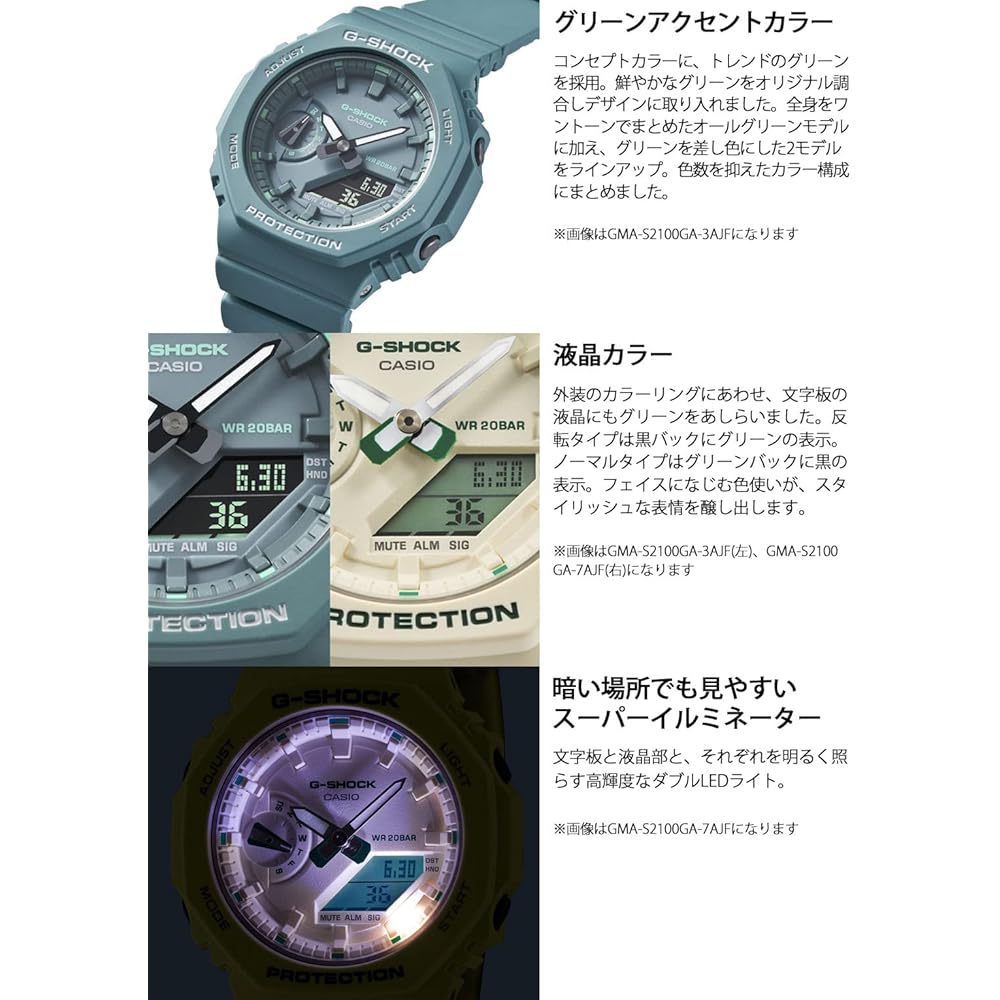 G-SHOCK [Casio] Watch [Domestic Genuine Product] Mid-size Model GMA-S2100GA-1AJF Women's Black