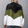 Giacca impermeabile con cappuccio giacca impermeabile tuta da alpinismo per sport all'aria aperta giacca antivento top da donna