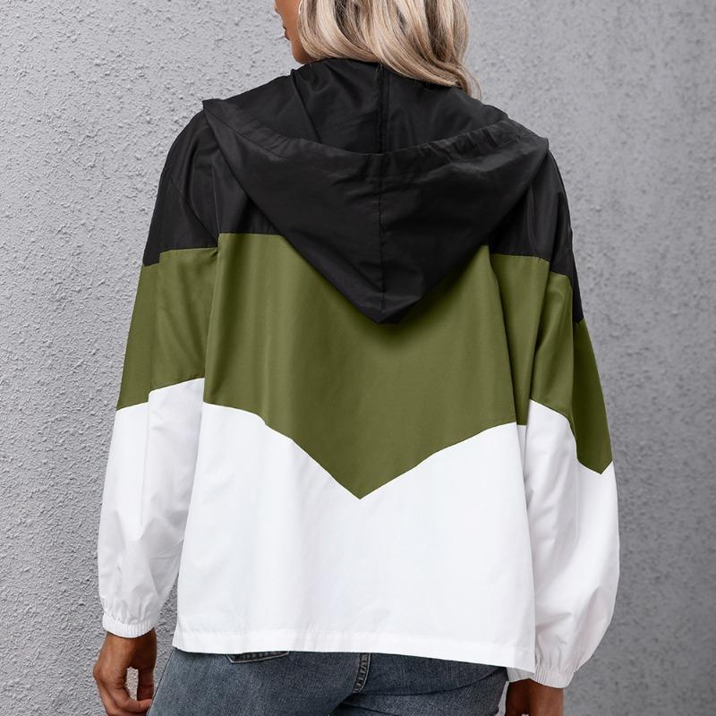 Giacca impermeabile con cappuccio giacca impermeabile tuta da alpinismo per sport all'aria aperta giacca antivento top da donna
