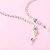 Fashion Nonslip White Pearl Beads Alloy Eyeglass Chain for Glasses Accessories