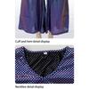 Costume Retro Anni '70 da Donna per Festa di Halloween Vestito Hippie Lucido