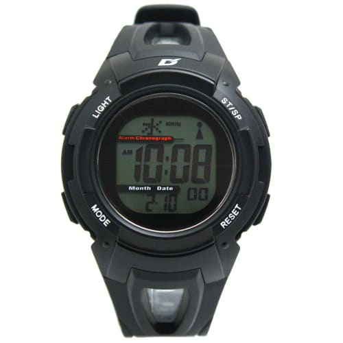 Arias Men's Digital Radio-Controlled Solar Watch, Black, AD06517RCSOL7