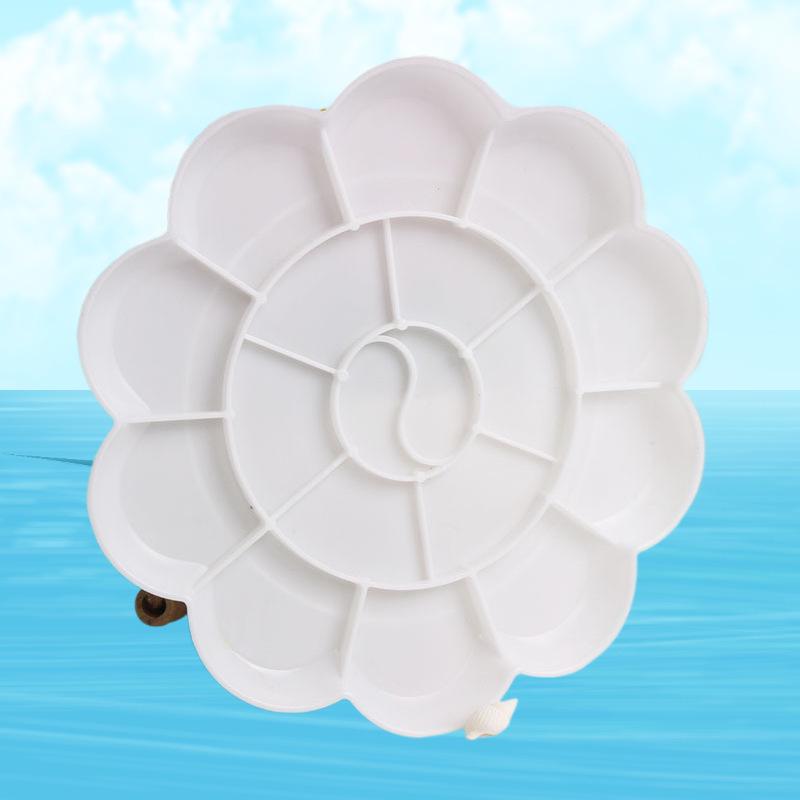 Children's Plum Blossom Shape Palette - DIY Painting Graffiti Art Supplies, 18cm