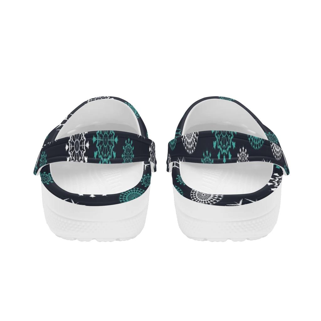 Unisex EVA Water Clogs Fashion Printed Soft Comfort Soft Slip On Water Friendly Shower Pool Beach Bathroom Daily Shoes Beach Wear