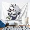 Helluva Boss Loona Tapestry Wall Hanging Aesthetic Home Decoration Tapestries for Living Room Bedroom