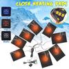 3 Stufen Elektrischer Stoffheizer Wasserdichte USB-Heizpads Westenheizung Winter Warme Hose Beheizte Pads für Outdoor Ski Radfahren