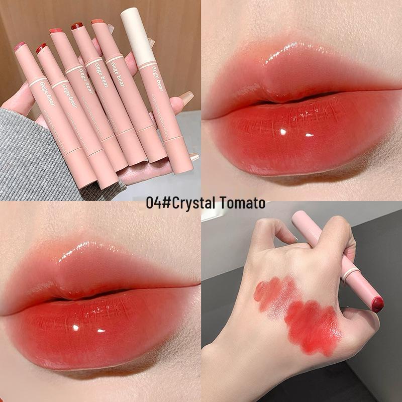 Gege Bear Water-Infused Moisturizing Lip Gloss - Korean Style for a Soft, Glossy, and Plump Look. 2.2g