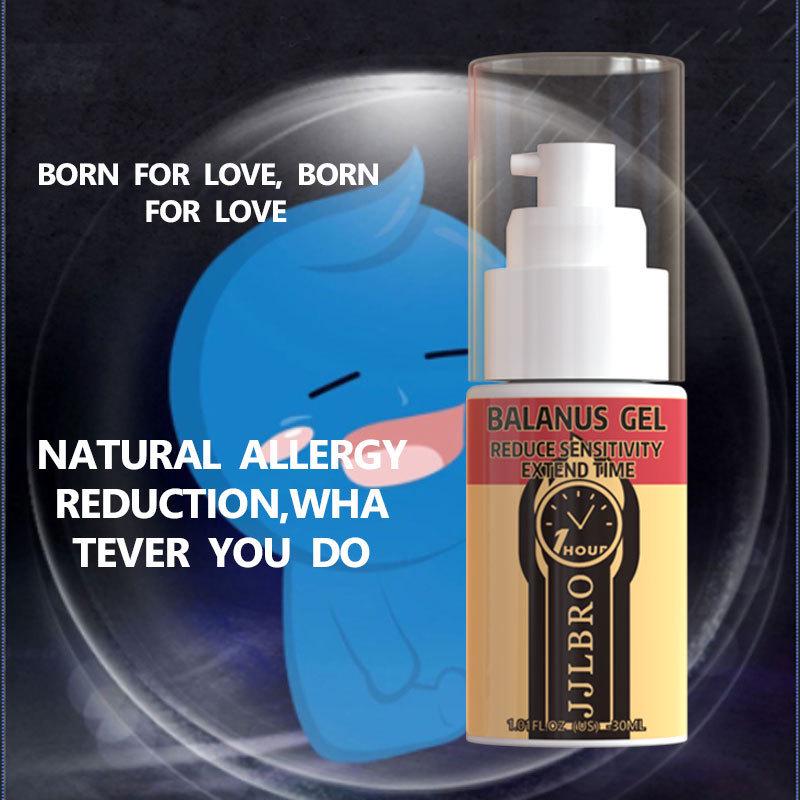 JJLBRO Men's Long-Lasting Desensitizing Gel for Enhanced Pleasure