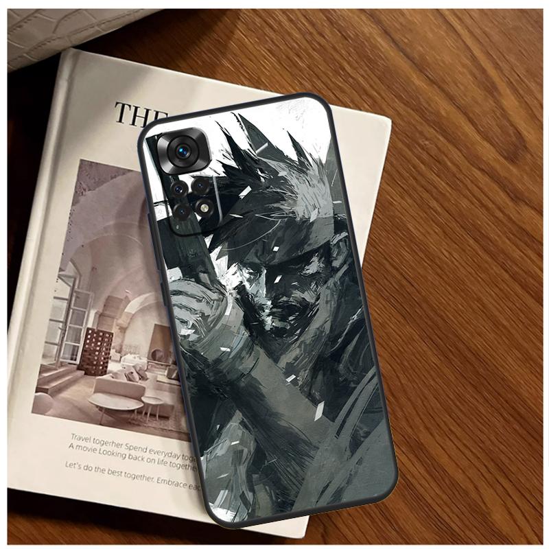 Metal Gear Solid Case For Xiaomi Redmi 13C 12 C 10C 9C Redmi Note 13 Pro 9 10 11 12 Pro 9S 10S 11S 12S Cover