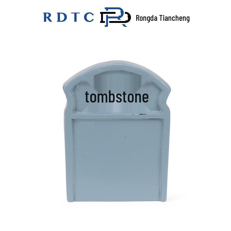 Psychological Sandplay Tombstone Model - Dark Shadow Decor for Sand Table Scenes Other