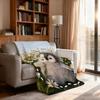 Cute Penguin Kawaii Blanket Soft Throw Blanket for Home Bedroom Bed Sofa Picnic Travel Office Rest Cover Blanket Gift