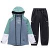 Unisex Winter Ski Suit: Windproof, Water-Repellent Jacket and Pants for Outdoor Snowboarding and Skiing.