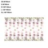 New Tea Party Decoration Floral Tablecloth Waterproof Reusable Table Cover Rectangle Shape DIY Table Mat Party