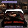Personalized 3Pcs Bedding SetKontra K Custom Text Duvet Cover Pillowcase Set Bedroom Gift