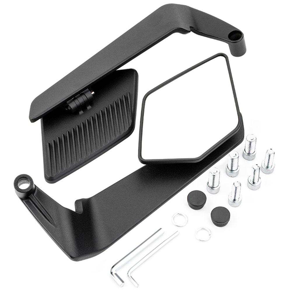 

Motorcycle Foldable Rearview Side Mirror Universal For 125 200 250 390 790 890 1290 Adjustable Rear View Mirror Accessories