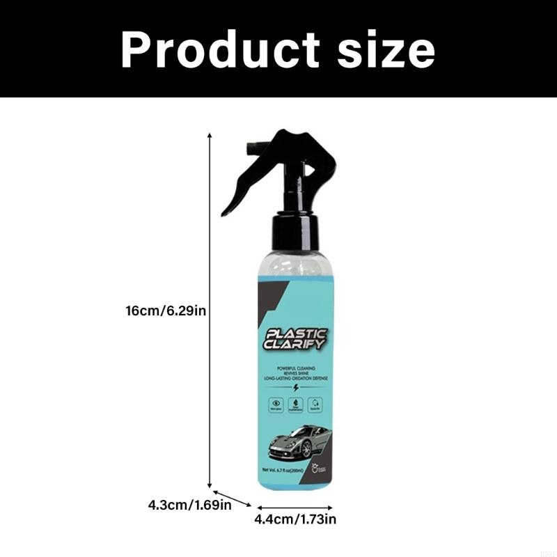 2025 Nové auto Plastový renovační prostředek Čistič a renovátor panelů palubní desky interiéru auta