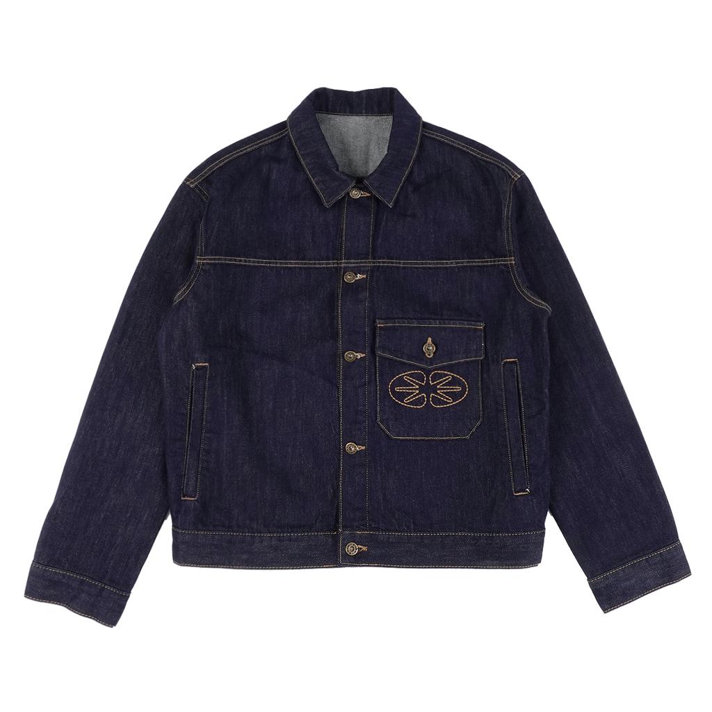 Ertr Essential Denim Trucker Jacket Indigo