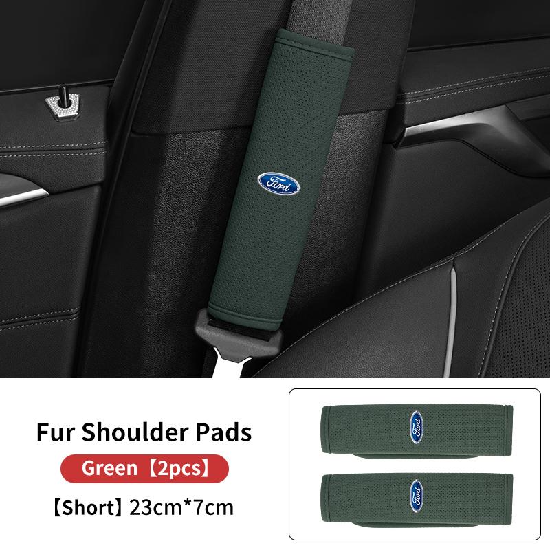 For Ford Car Styling Seat Belt Shoulder Cover Neck Protector Auto Interior Accessories Focus Mk2 Mk3 Mk4 Fiesta Ranger Mondeo