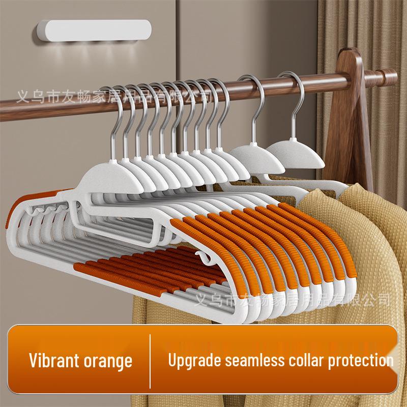 Thickened Non-Slip Traceless Sweater Hanger: Dual-Use Anti-Bump Plastic Clothes Support for Drying