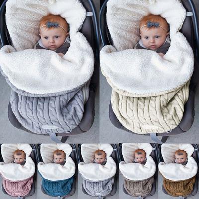 knitted pram sleeping bag