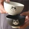 Ceramic Soup Bowls Rice Bowl Tableware Highfooted Noodle Bowl 4.5inch Underglaze Color Craft Cute Rice Soup Bowls Kitchen Tool