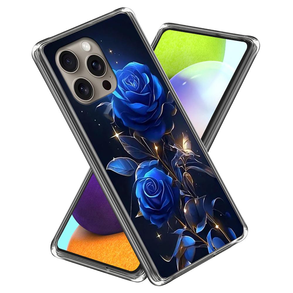 For iPhone 16 Pro Max Case IMD Pattern Printing TPU Shockproof Phone Cover