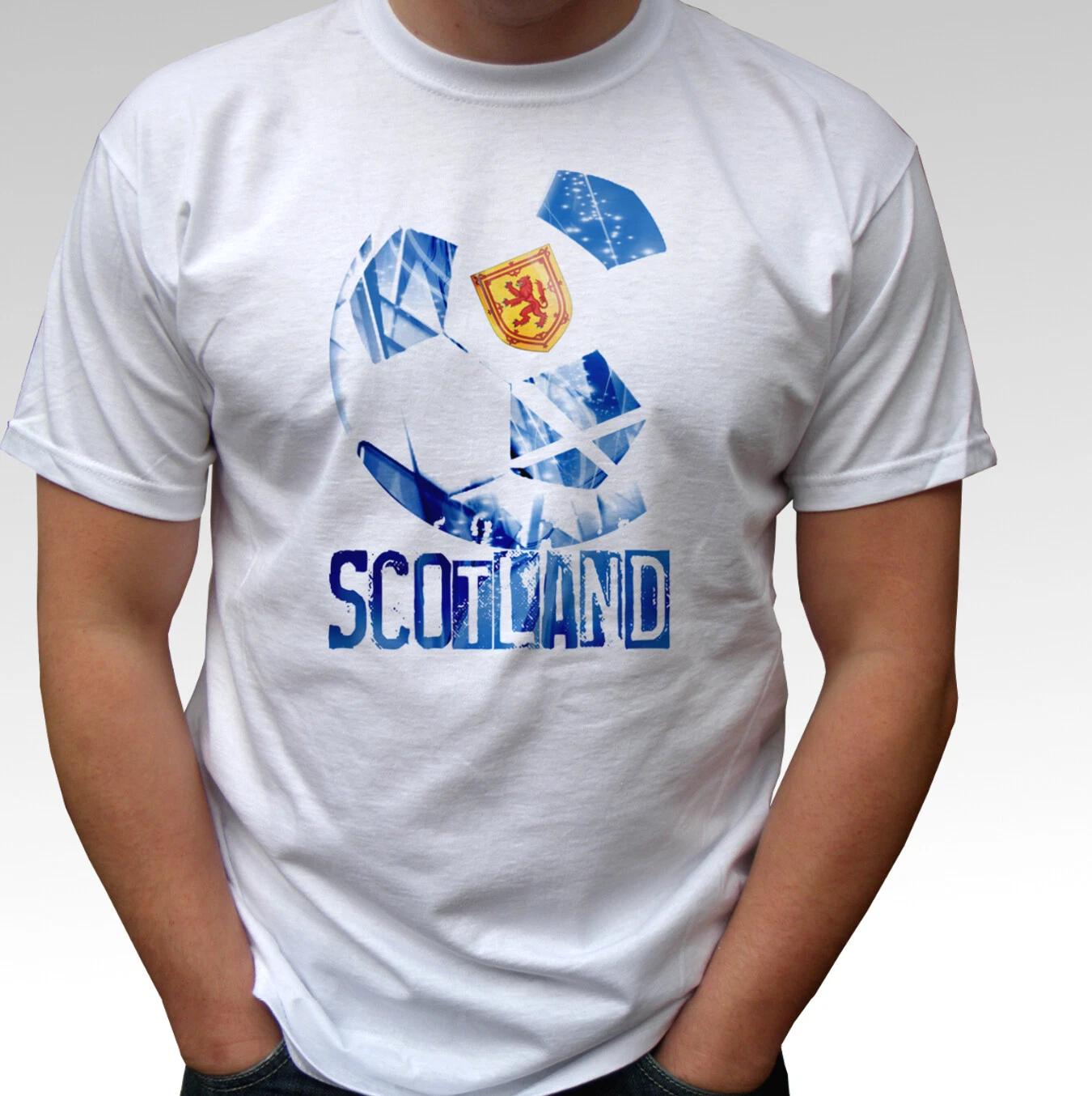 

Scotland 2024 kids boys T-Shirt football flag design tee gift top s s kids sizes 160