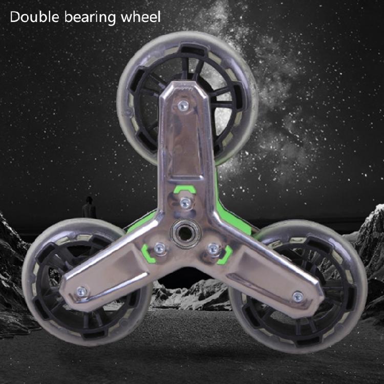 Confezione da 2 Ruote Girevoli Triangolari Facili da Installare Ruote Girevoli per Carrello Set di Ruote per Carrello Heavy Duty per Carrello della Spesa Salita Scale