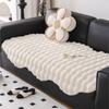 Modern Sofa Towel Thicken Rabbit Plush Irregularity Sofa Slipcover Universal Non-slip Super Soft Sofa Towel Couch Cushion