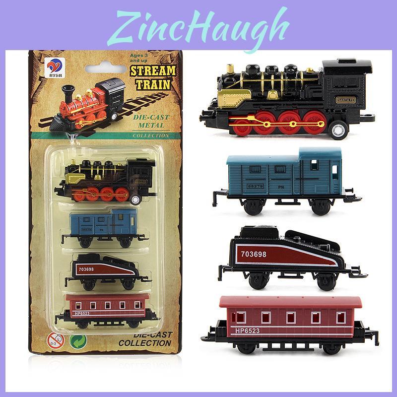 Luxurious Mini Steam Smoke Train Set Perfect Christmas Gift For Kids Deluxe Set