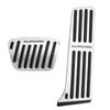 BOYOUS Toyota Alphard 40 Series 2023 Aluminum Pedal Covers No Tools Required ALPHARD Exclusive Design Brake Accelerator Covers Set [Latest Model]