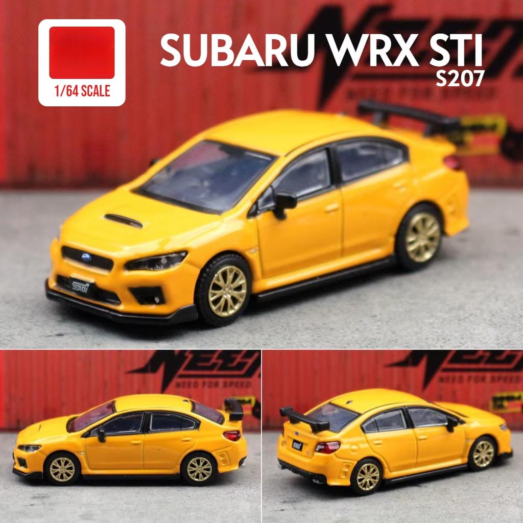 1/64 Subaru STI WRX Super Racing Hračka Auto JKM JDM Miniaturní Model Odlévaný Kovová Slitina Vozidlo Volná Kola Kolekce Dárek