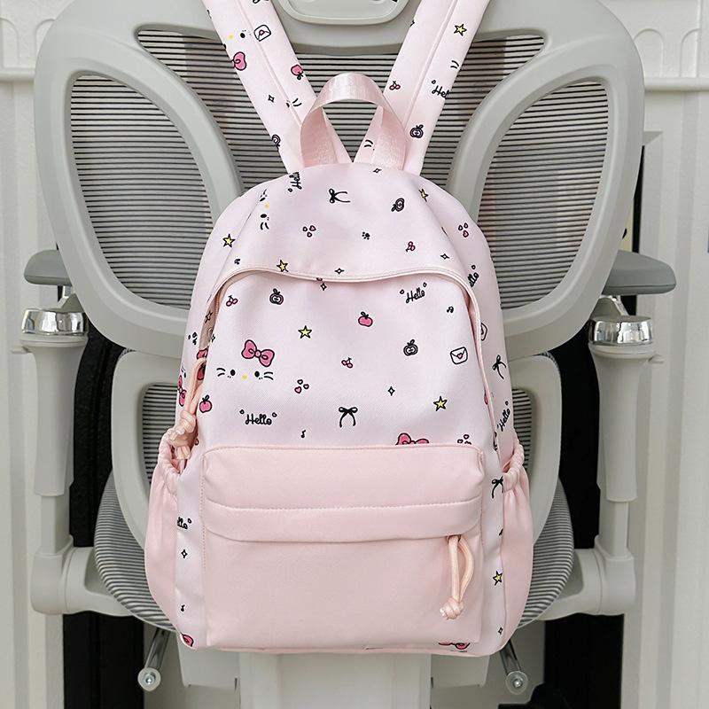 Schoolbag New High-value, Sweet, Literary and Cute Butterfly Backpack for Junior High School Students Lightweight Backpack