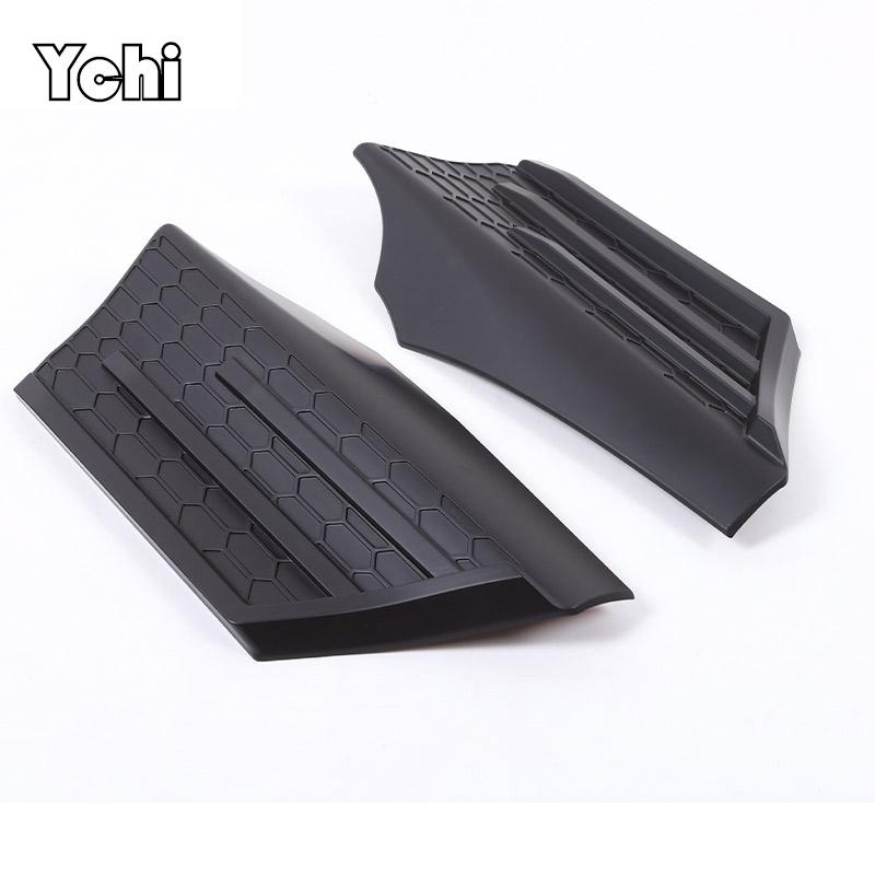 

ABS Carbon Fiber For Toyota Tacoma 2016-2026 Car Front Side Upper Fender Panel A-pillar Lower Panel Cover Cticker Car Accessorie матовий чорний колір