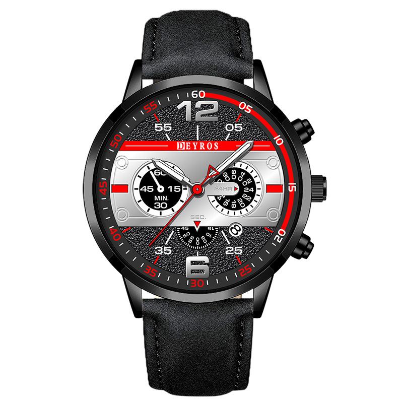 Belt Watch Men'S Personality Trend Fashion Calendar Luminous Quartz Watch Like