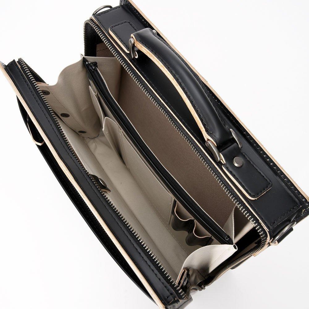LuggageAOKI Aoki Bag Kotan Business Briefcase S Size Made in Japan Genuine Leather Black [Complex Gardens] 3685-10